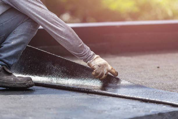Professional Exterior Waterproofing technician working in Camden, OH